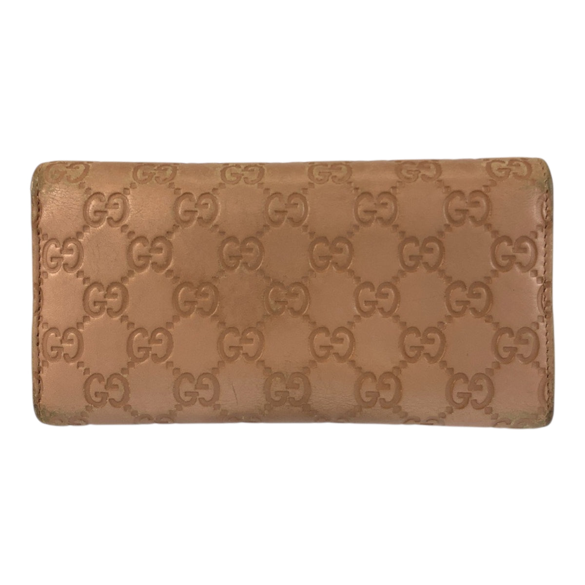 22418
GUCCI グッチ グッチシマ ラブリー ピンクベージュ ゴールド金具 レザー 251861 長財布 ロングウォレット レディース AB7