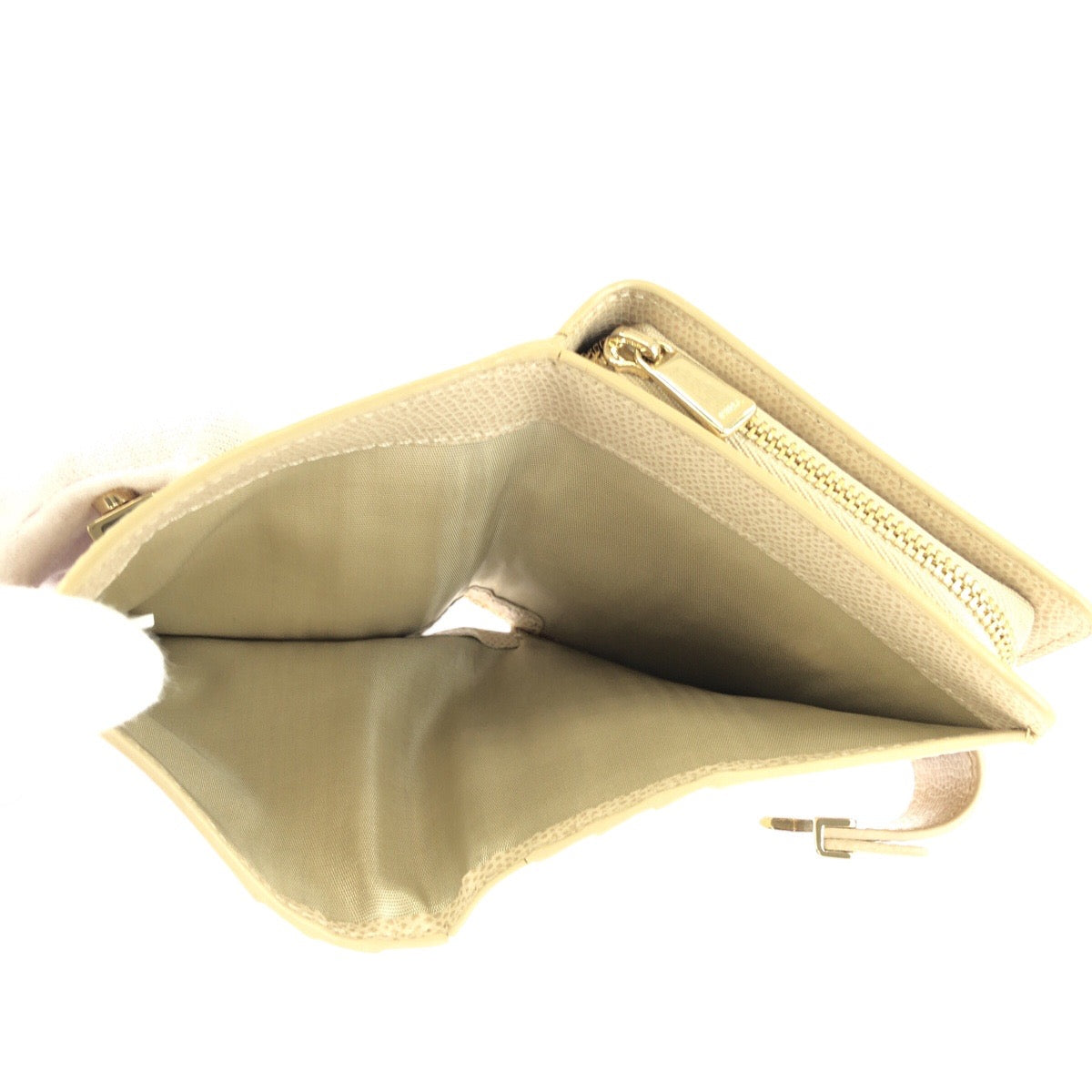 22421
Furla フルラ メトロポリス ベージュ ゴールド金具 レザー 870936 折り財布 コンパクトウォレット レディース A5