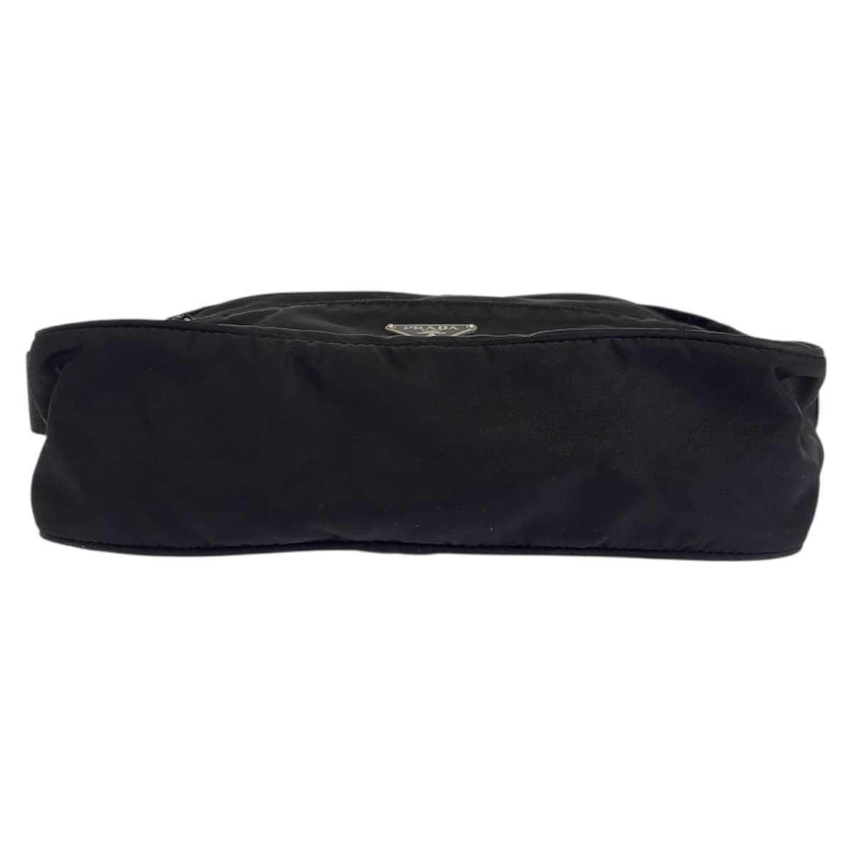 22423
PRADA プラダ テスート 三角ロゴプレート ブラック 黒 シルバー金具 ナイロン ショルダーバッグ ポシェット レディース ABP40