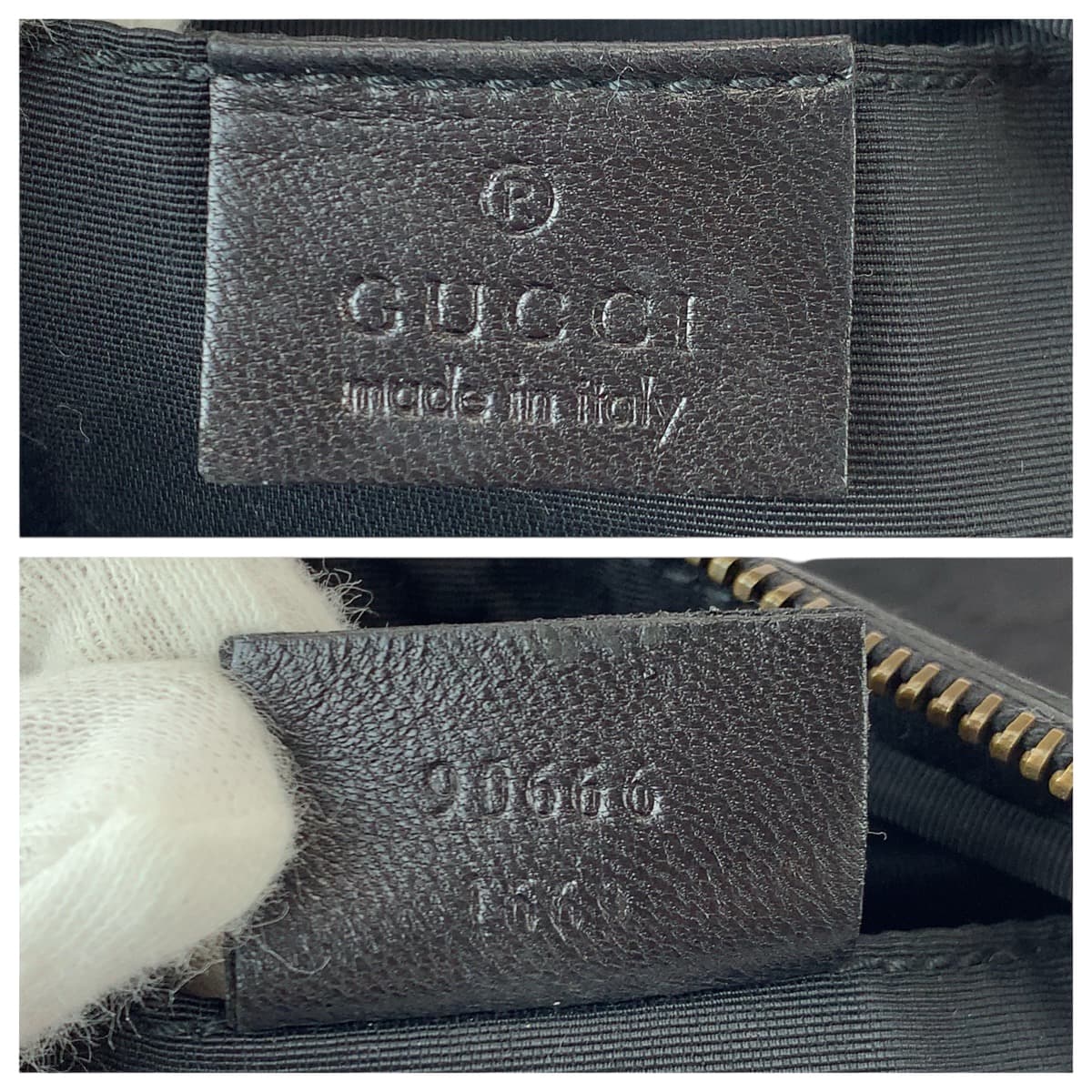 22432
GUCCI グッチ ブラック 黒 ゴールド金具 GGキャンバス / レザー 90666 ショルダーバッグ ミニショルダーバック ポシェット レディース ABP30