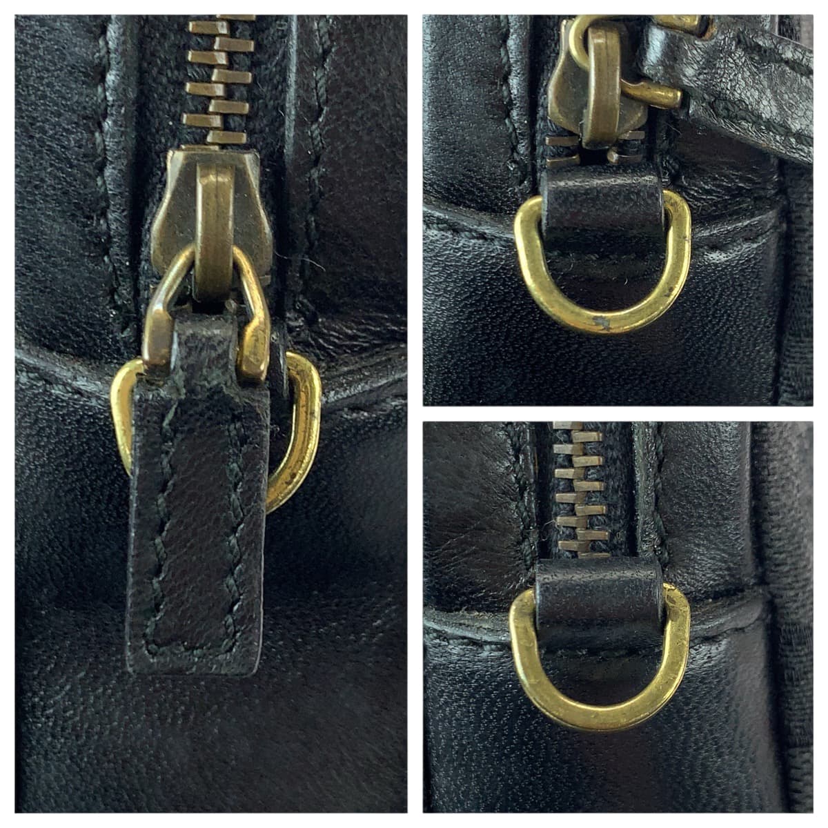 22432
GUCCI グッチ ブラック 黒 ゴールド金具 GGキャンバス / レザー 90666 ショルダーバッグ ミニショルダーバック ポシェット レディース ABP30