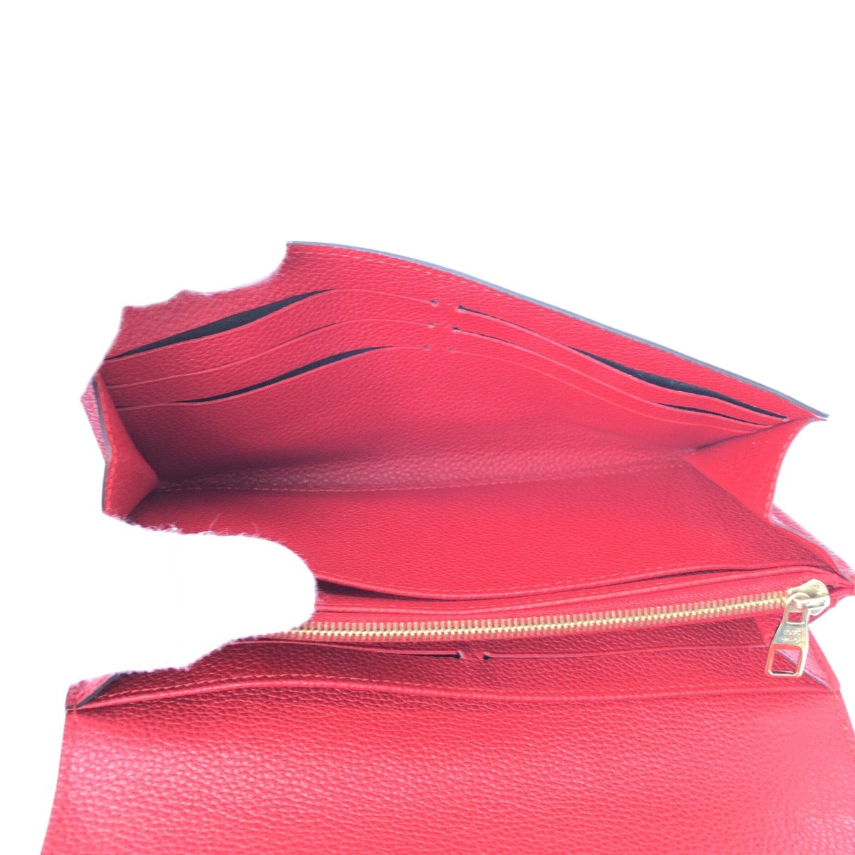 22433
LOUIS VUITTON ルイヴィトン モノグラム アンプラント ポルトフォイユ サラ レッド ゴールド金具 レザー M61181 長財布 ロングウォレット レディース A28