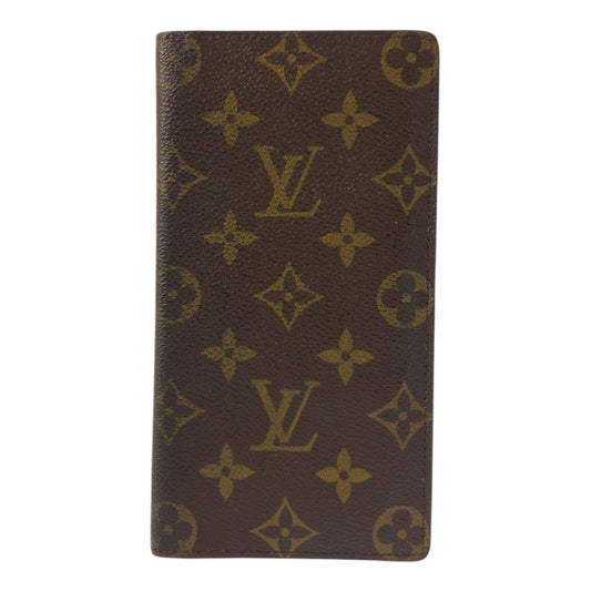 22434
LOUIS VUITTON ルイヴィトン モノグラム ポルト バルール カルト クレディ ブラウン PVC M61823 札入れ ロングウォレット メンズ ABP10