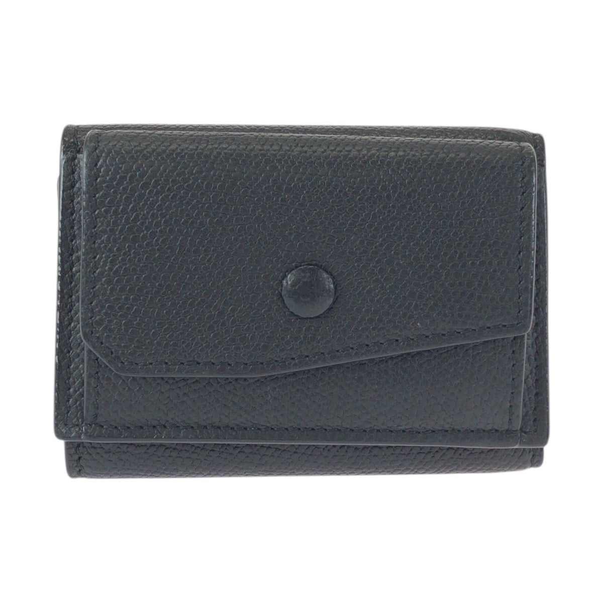 22438
Valextra ヴァレクストラ ブラック 黒 レザー 折り財布 コンパクトウォレット レディース A15