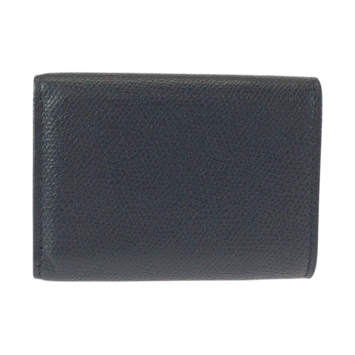 22438
Valextra ヴァレクストラ ブラック 黒 レザー 折り財布 コンパクトウォレット レディース A15