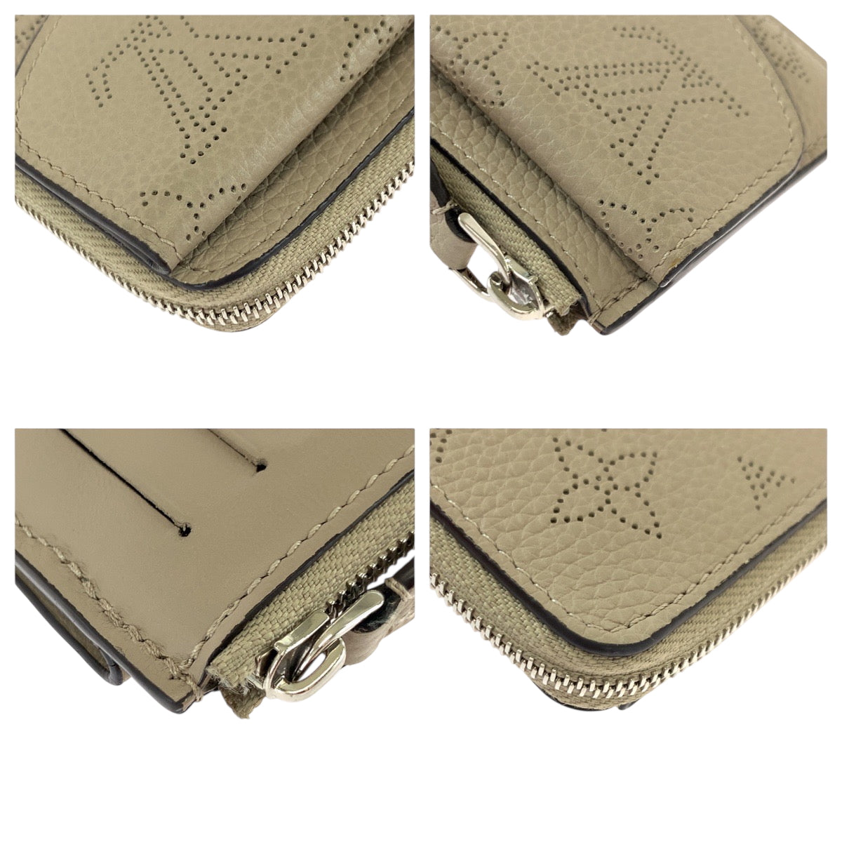 22442
LOUIS VUITTON ルイヴィトン マヒナ ポルト カルト レクト ヴェルソ ベージュ シルバー金具 モノグラムマヒナ M81287 コインケース 小銭入れ 男女兼用 レディース ABP24