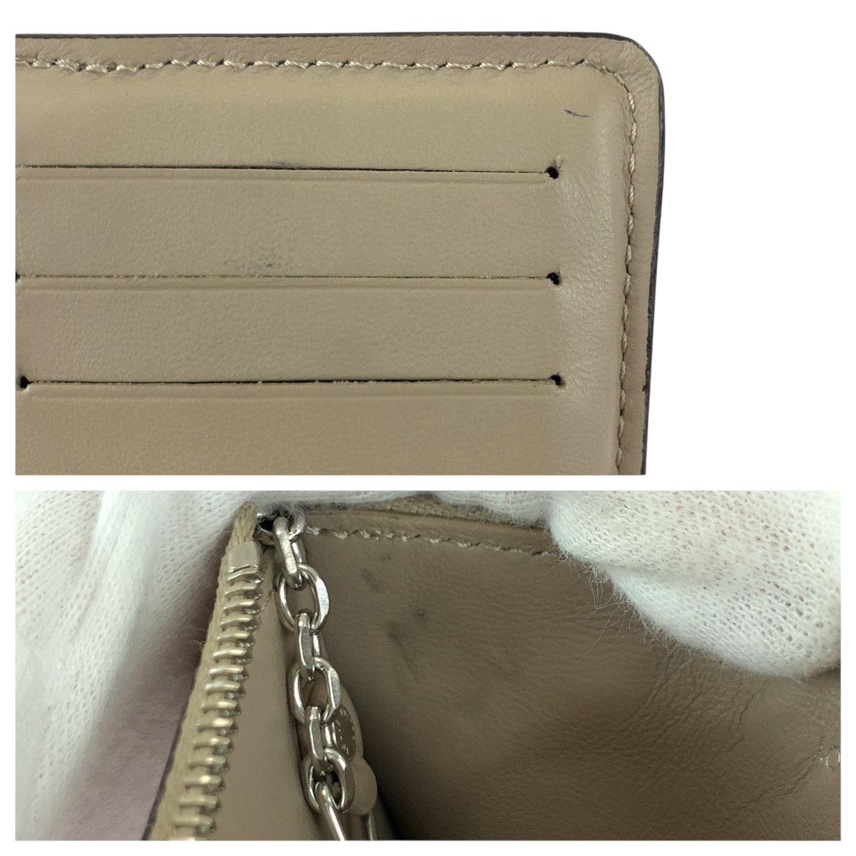 22442
LOUIS VUITTON ルイヴィトン マヒナ ポルト カルト レクト ヴェルソ ベージュ シルバー金具 モノグラムマヒナ M81287 コインケース 小銭入れ 男女兼用 レディース ABP24