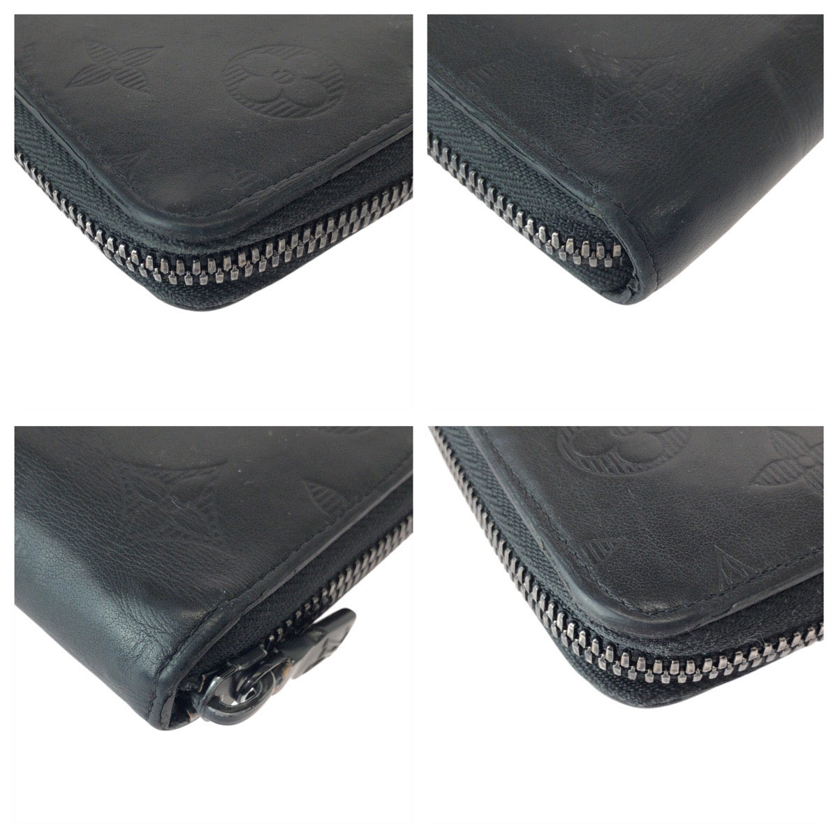 22444
LOUIS VUITTON ルイヴィトン モノグラム シャドウ ジッピーウォレット ヴェルティカル ブラック 黒 レザー M62902 長財布 ロングウォレット メンズ AB18