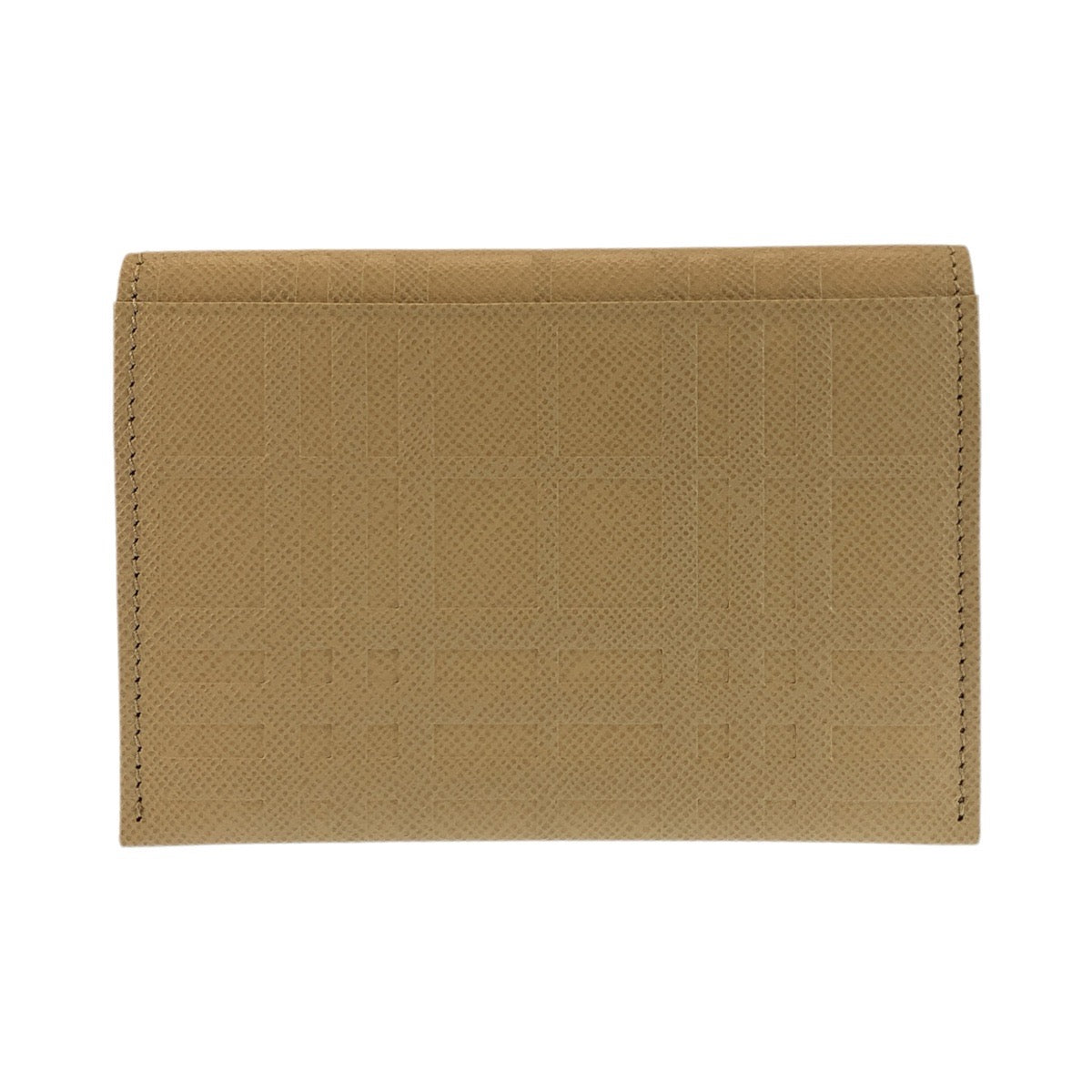22447
BURBERRY バーバリー ベージュ レザー カードケース パスケース レディース A8