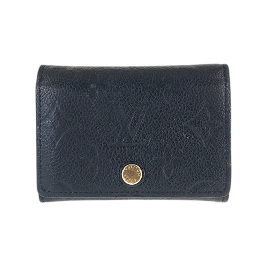 22450
LOUIS VUITTON ルイヴィトン モノグラム アンプラント アンヴェロップ カルト ドゥ ヴィジット ブラック 黒 ゴールド金具 レザー M58456 カードケース 名刺入れ 男女兼用 メンズ ABP14
