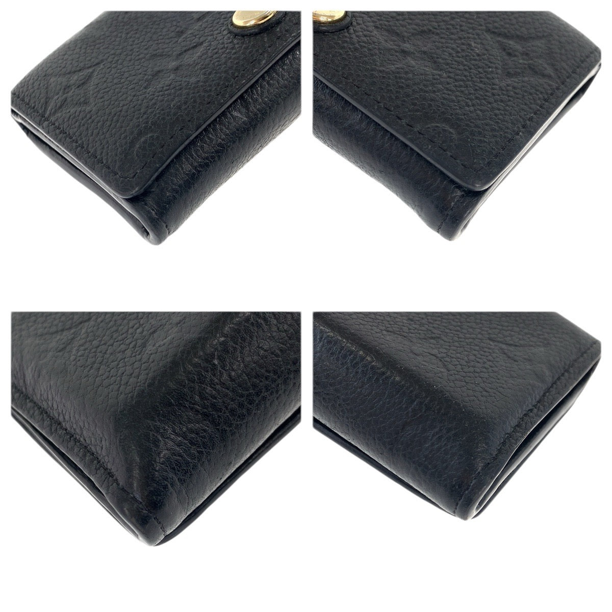 22450
LOUIS VUITTON ルイヴィトン モノグラム アンプラント アンヴェロップ カルト ドゥ ヴィジット ブラック 黒 ゴールド金具 レザー M58456 カードケース 名刺入れ 男女兼用 メンズ ABP14