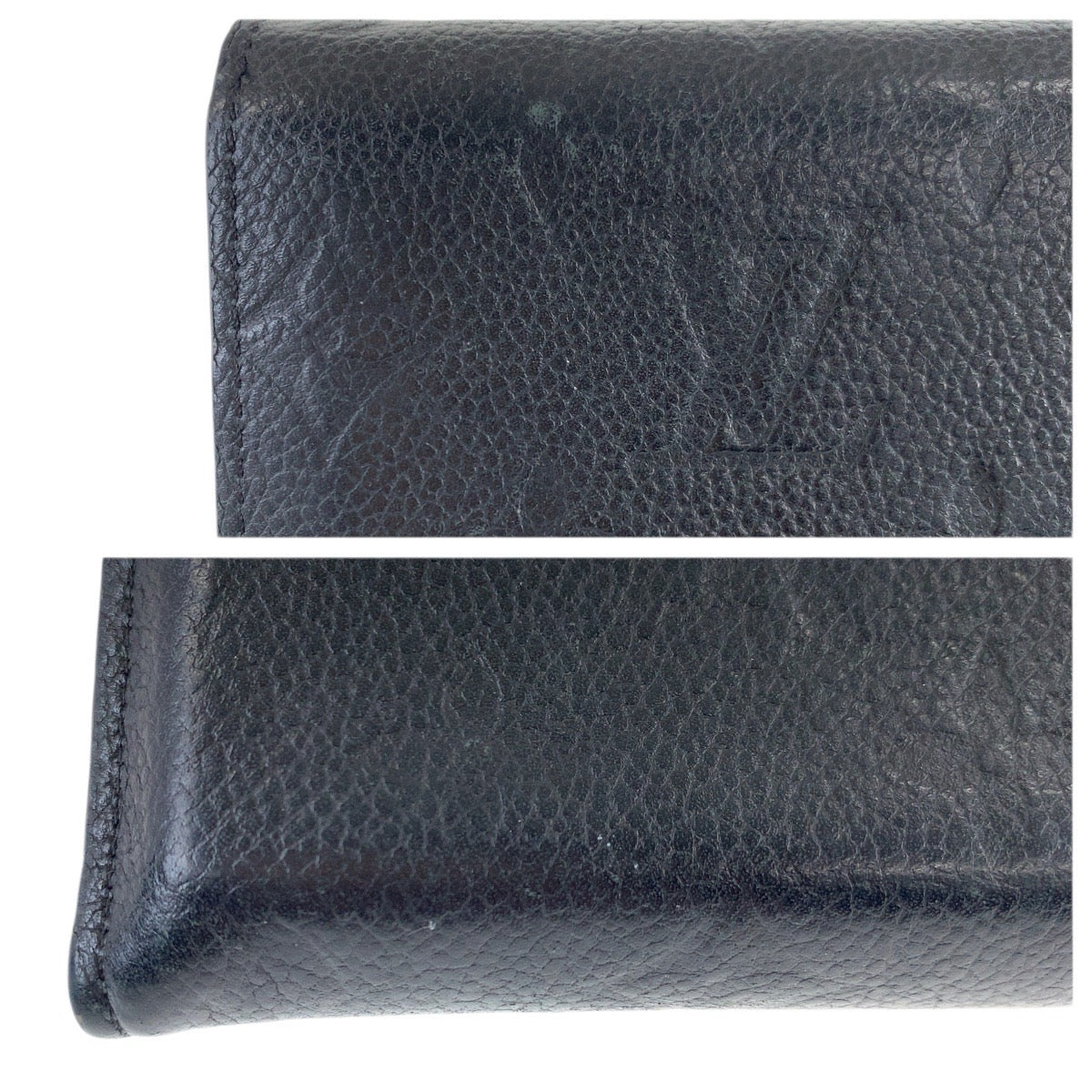 22450
LOUIS VUITTON ルイヴィトン モノグラム アンプラント アンヴェロップ カルト ドゥ ヴィジット ブラック 黒 ゴールド金具 レザー M58456 カードケース 名刺入れ 男女兼用 メンズ ABP14