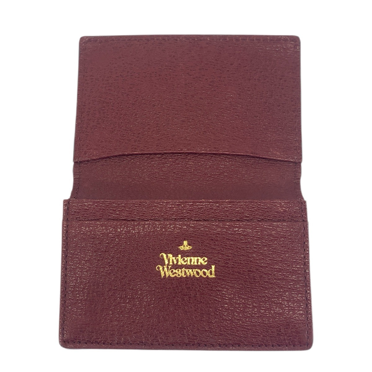 22452
Vivienne Westwood ヴィヴィアンウエストウッド EXECUTIVEシリーズ オーブ ワインレッド ゴールド金具 レザー カードケース 名刺入れ 男女兼用 レディース AB2