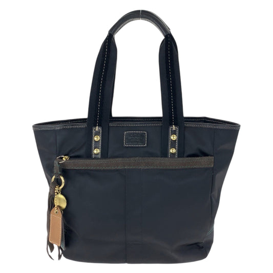 22454
COACH コーチ ハンプトンズウィークエンド ブラック 黒 ゴールド金具 ナイロン / レザー 10100 トートバッグ ショルダーバッグ レディース ABP7