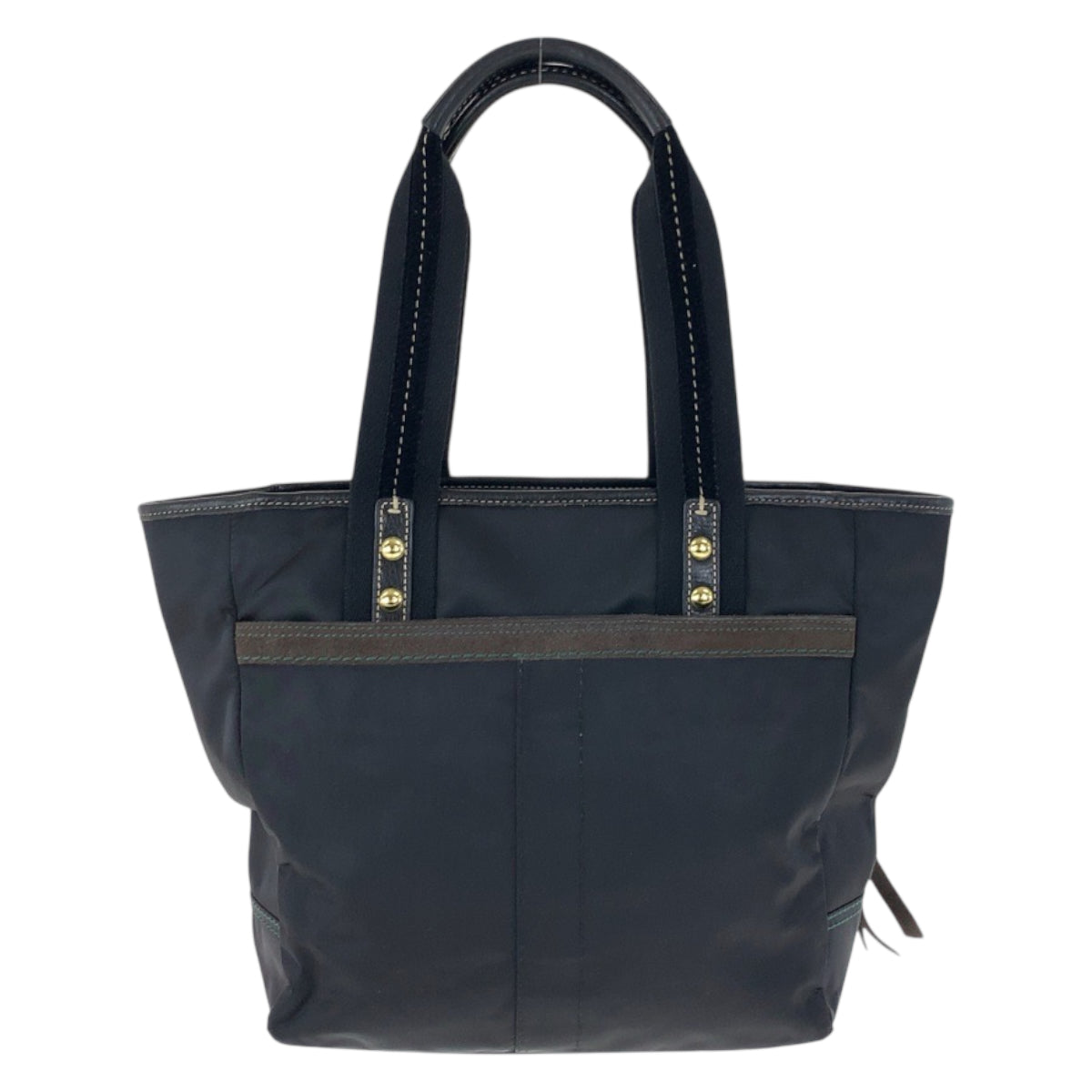 22454
COACH コーチ ハンプトンズウィークエンド ブラック 黒 ゴールド金具 ナイロン / レザー 10100 トートバッグ ショルダーバッグ レディース ABP7