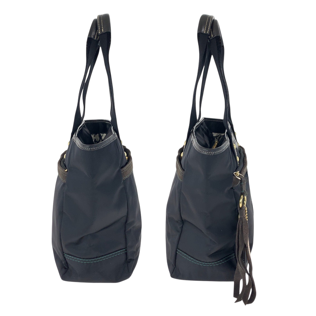 22454
COACH コーチ ハンプトンズウィークエンド ブラック 黒 ゴールド金具 ナイロン / レザー 10100 トートバッグ ショルダーバッグ レディース ABP7