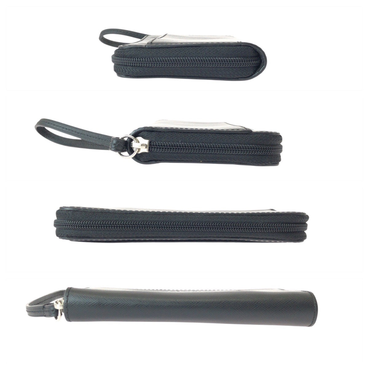 22462
COACH コーチ ブラック 黒 シルバー金具 レザー コインケース 小銭入れ レディース A5