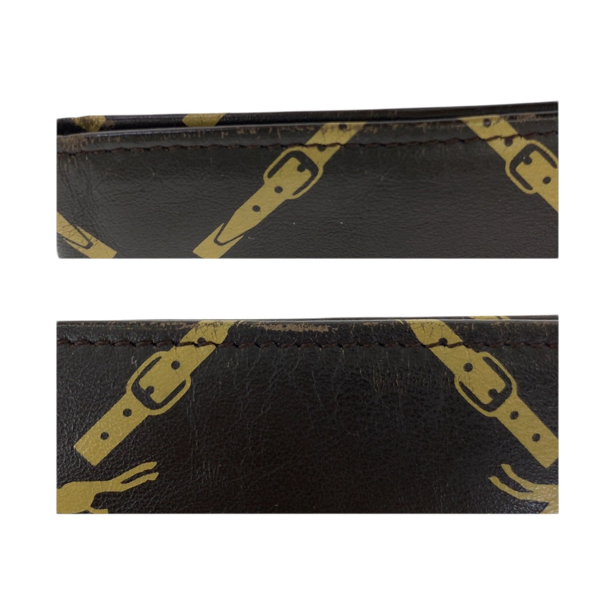 22468
Longchamp ロンシャン ブラウン マスタード レザー 長財布 ロングウォレット メンズ AB1