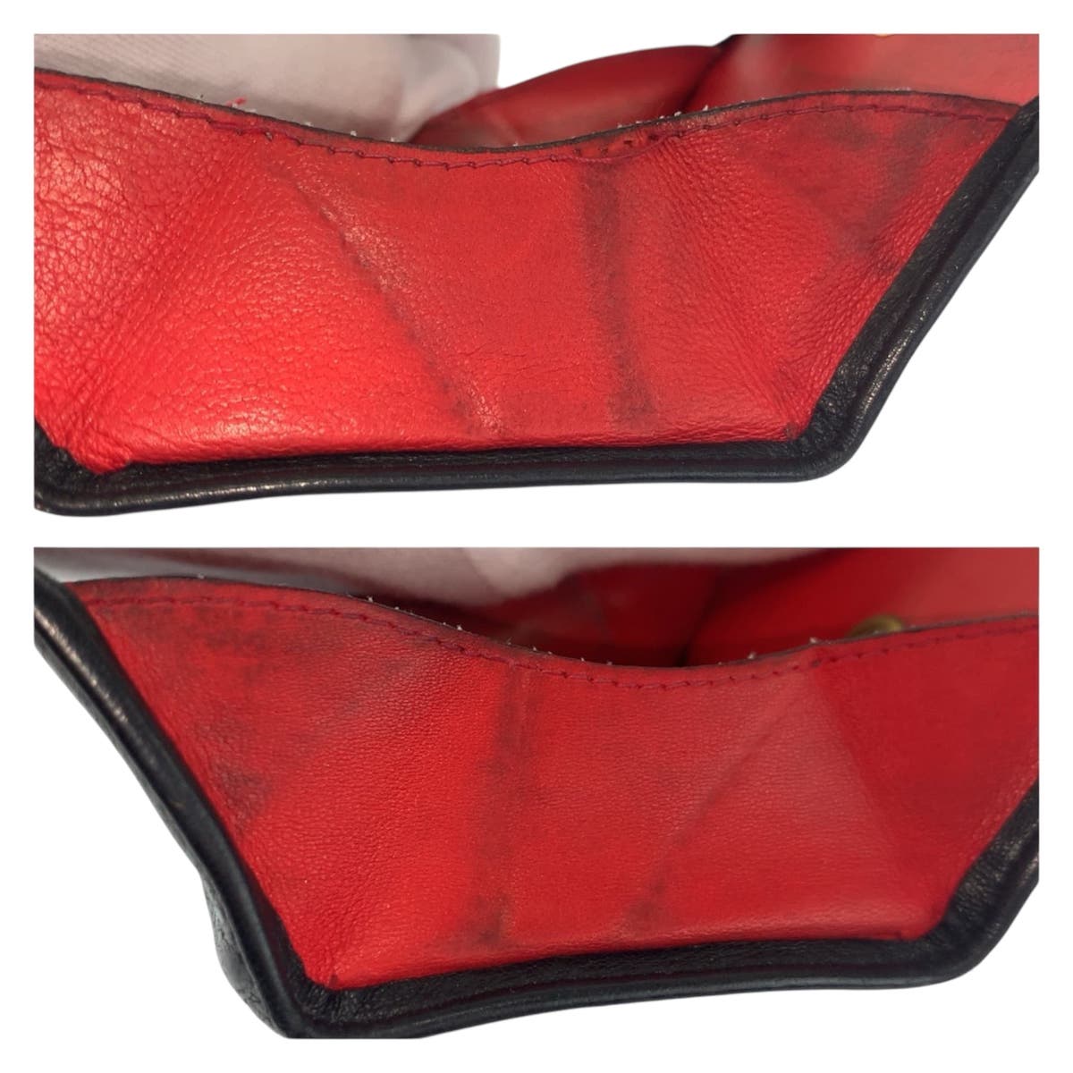 22472
Salvatore Ferragamo サルヴァトーレフェラガモ ブラック 黒 レッド レザー HL220057 コインケース 小銭入れ 男女兼用 レディース AB1