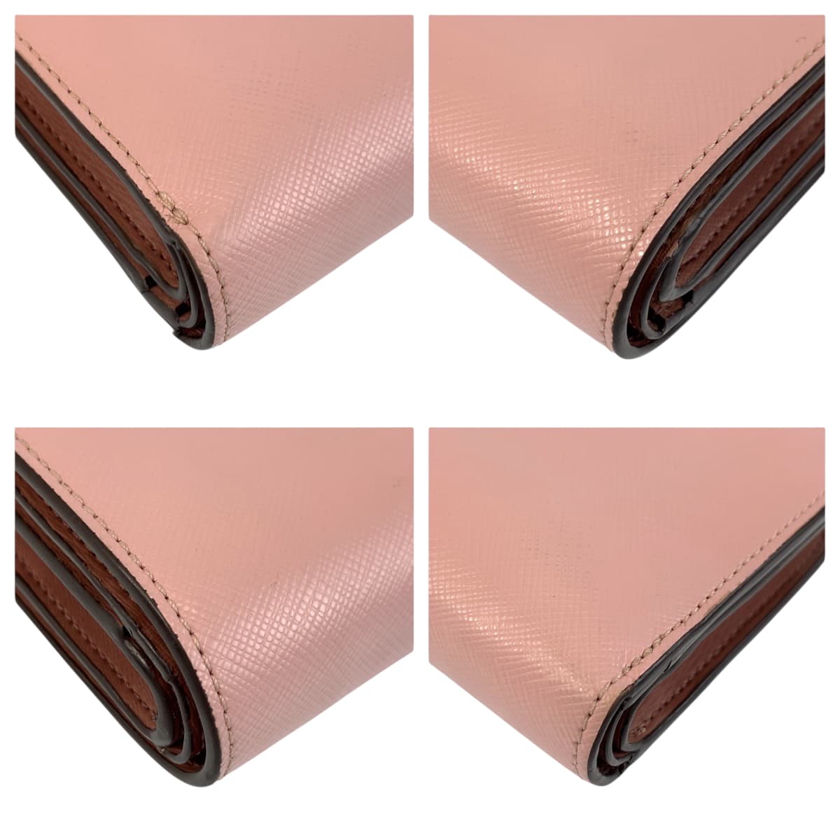 22473
Kate Spade ケイトスペード ピンク ゴールド金具 レザー 折り財布 コンパクトウォレット レディース ABP2