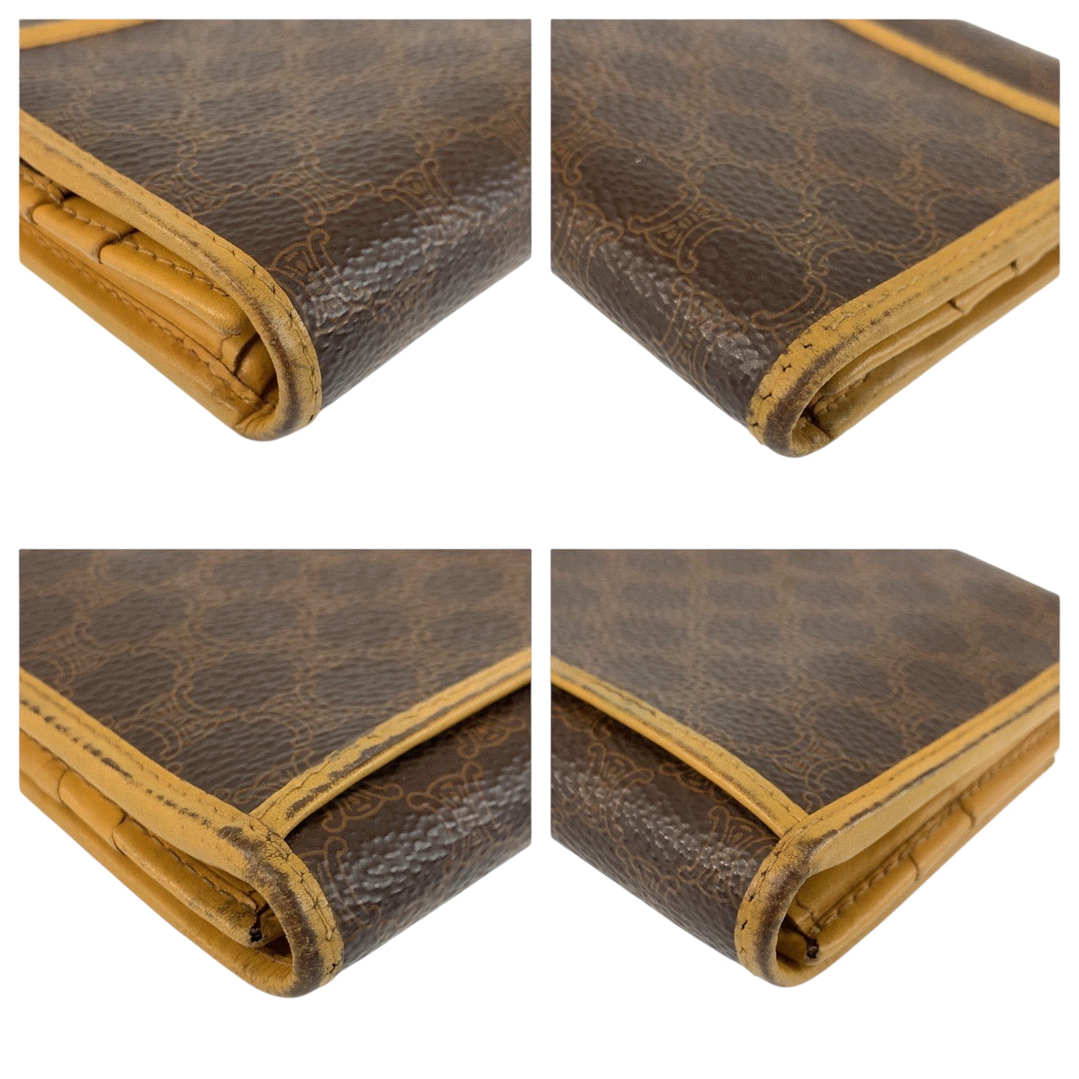22475
CELINE Macadam Brown PVC M13 Long Wallet for Women AB3