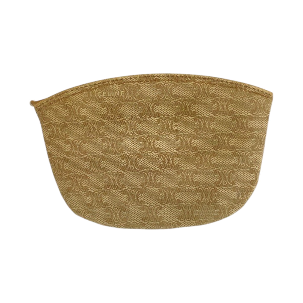 22476
CELINE セリーヌ ヴィンテージ マカダム ベージュ ブラウン PVC コインケース 小銭入れ レディース AB1