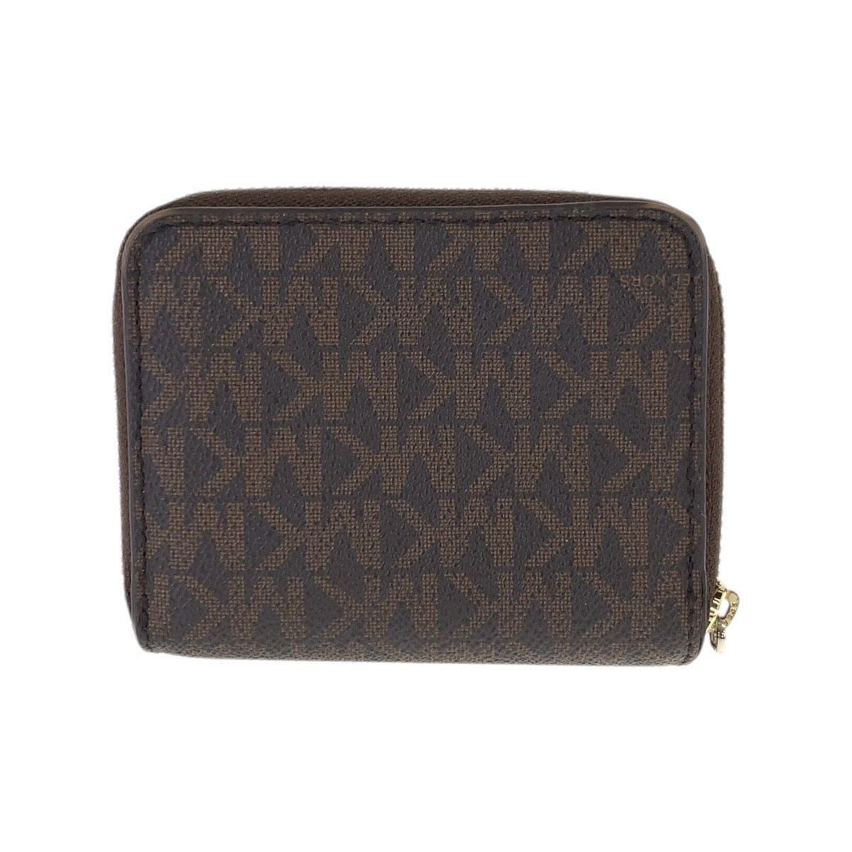 22478
Michael Kors マイケルコース ブラウン ゴールド金具 PVC 35H9GTVZ5B 折財布 コンパクトウォレット レディース B1