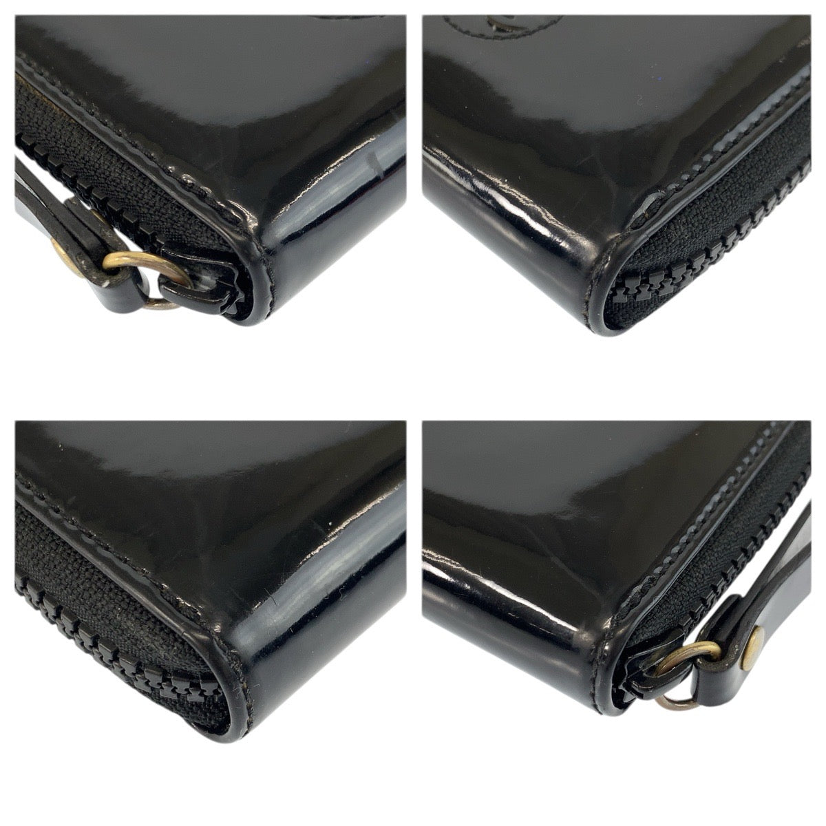 22480
SEE BY CHLOE シーバイクロエ ブラック 黒 エナメル 長財布 ロングウォレット レディース ABP3