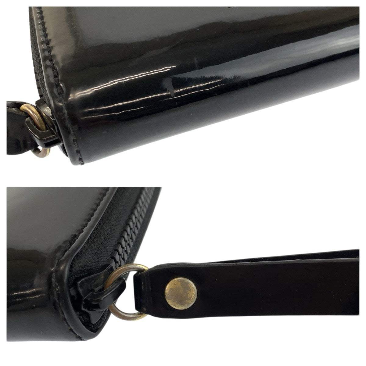 22480
SEE BY CHLOE シーバイクロエ ブラック 黒 エナメル 長財布 ロングウォレット レディース ABP3