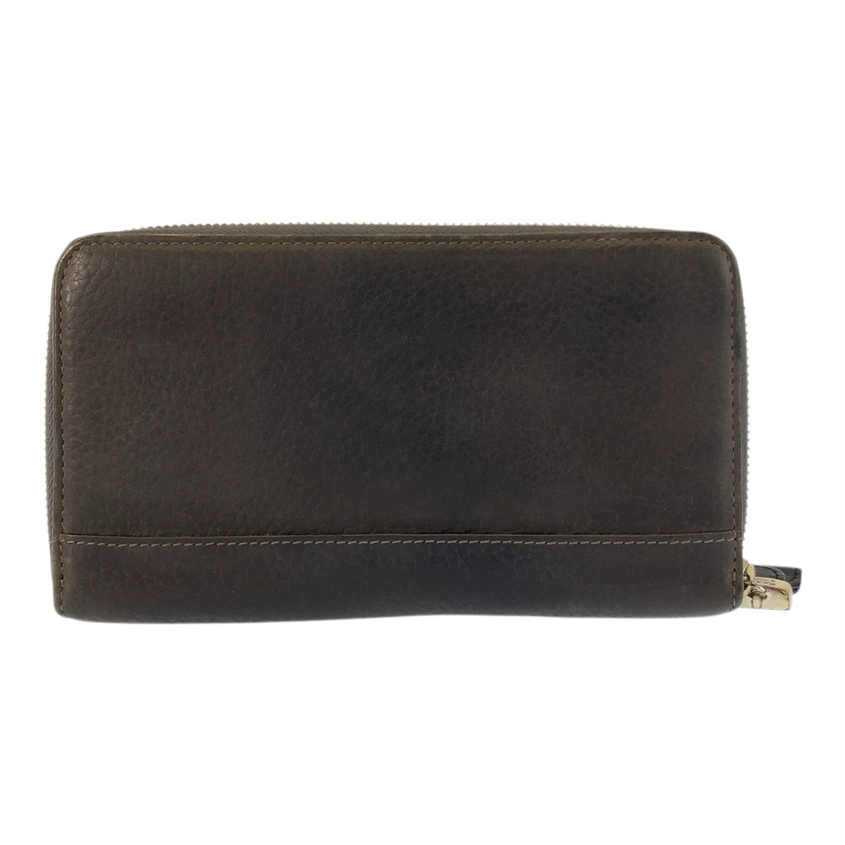 22481
SEE BY CHLOE シーバイクロエ グレー ゴールド金具 レザー 03 14 86 65 長財布 ロングウォレット レディース AB3