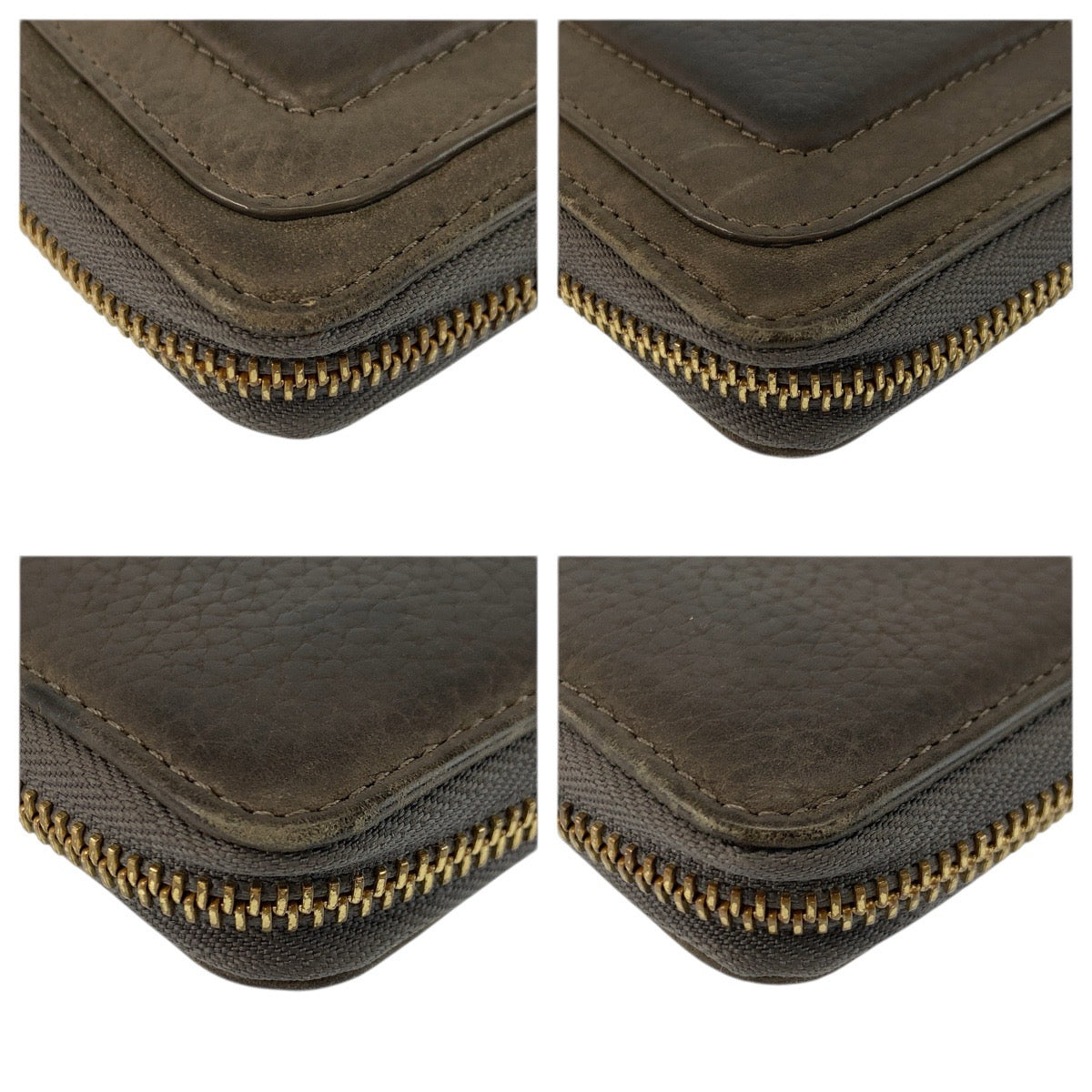 22481
SEE BY CHLOE シーバイクロエ グレー ゴールド金具 レザー 03 14 86 65 長財布 ロングウォレット レディース AB3