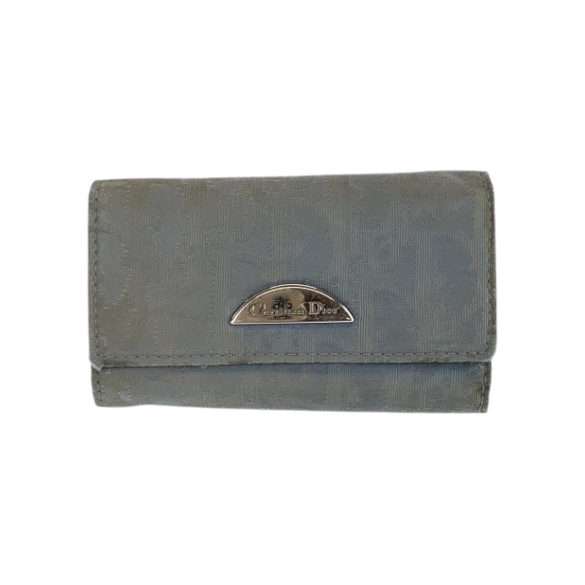 22483
Christian Dior Vintage Trotter 5-Hook Key Case Blue Silver Hardware Canvas / Leather Unisex Ladies B1