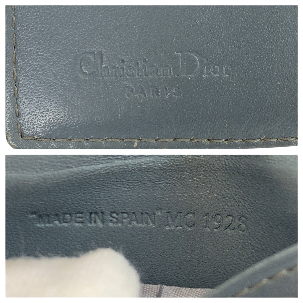 22483
Christian Dior Vintage Trotter 5-Hook Key Case Blue Silver Hardware Canvas / Leather Unisex Ladies B1