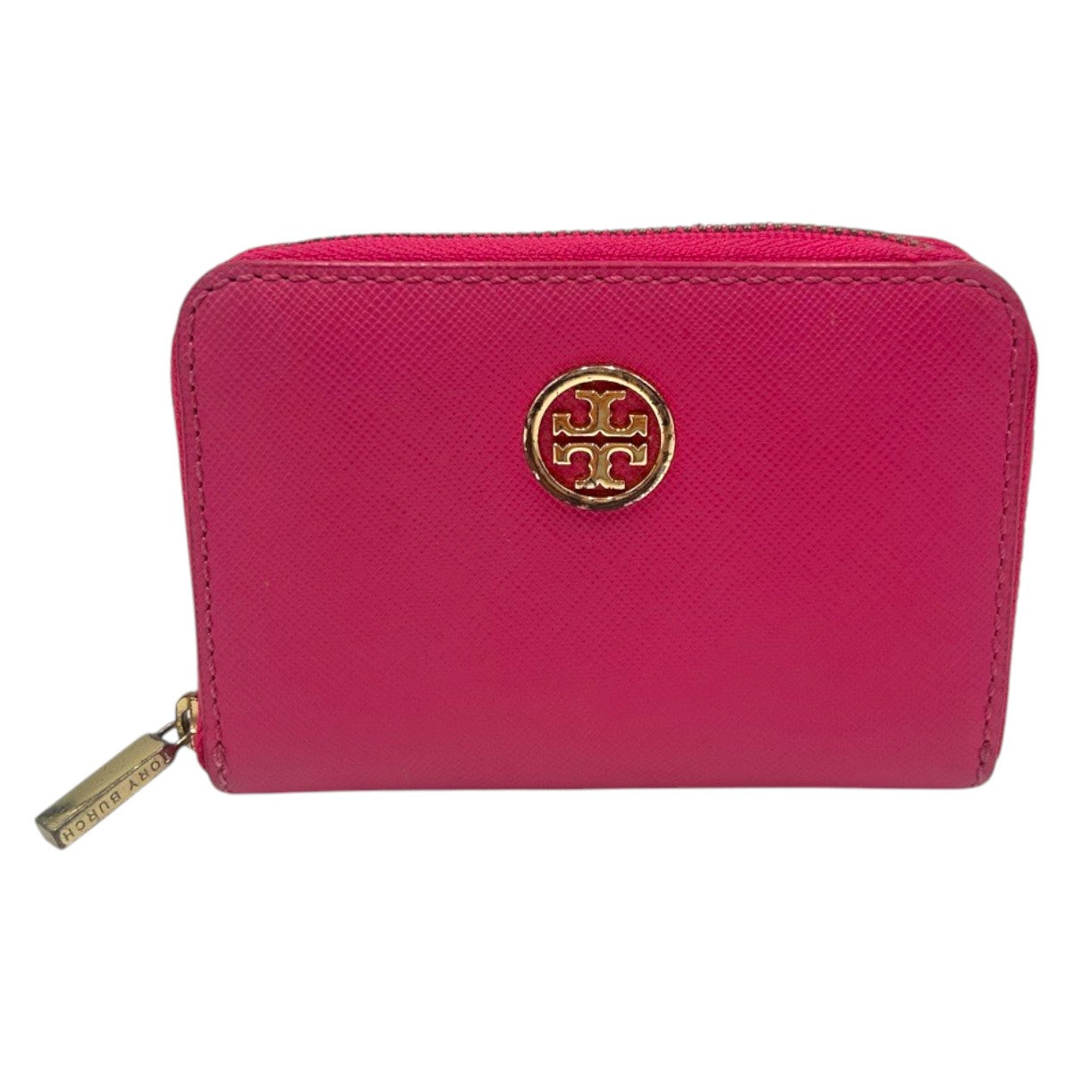 22484
Tory Burch トリーバーチ ロビンソン ピンク ゴールド金具 レザー コインケース カードケース レディース AB1