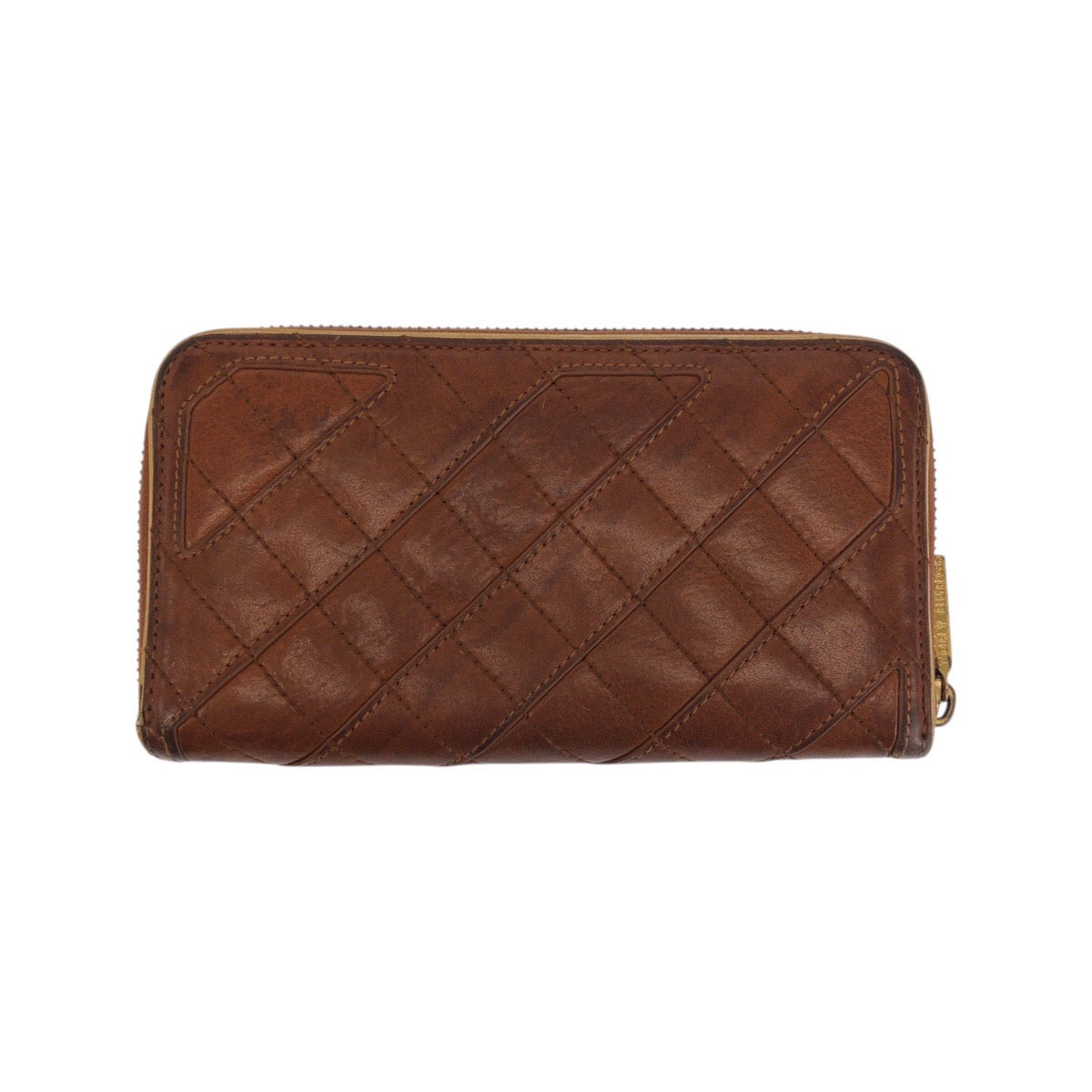 22485
Tory Burch トリーバーチ ブラウン 茶 ゴールド金具 レザー 長財布 ラウンドファスナー レディース B3