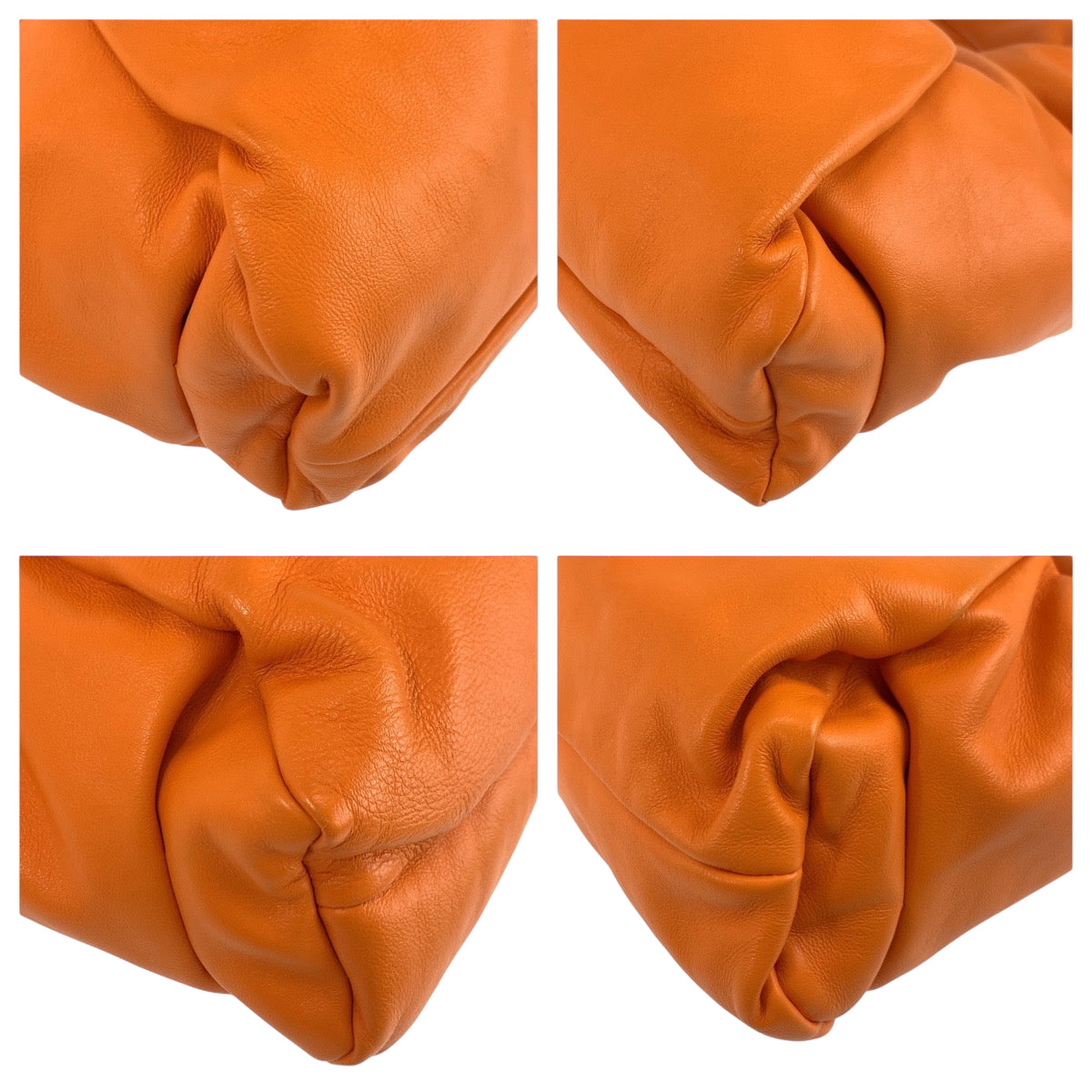 22488
BOTTEGAVENETA The Shoulder Pouch Orange Leather BO8576669L Hobo Shoulder Bag Handbag Ladies A125