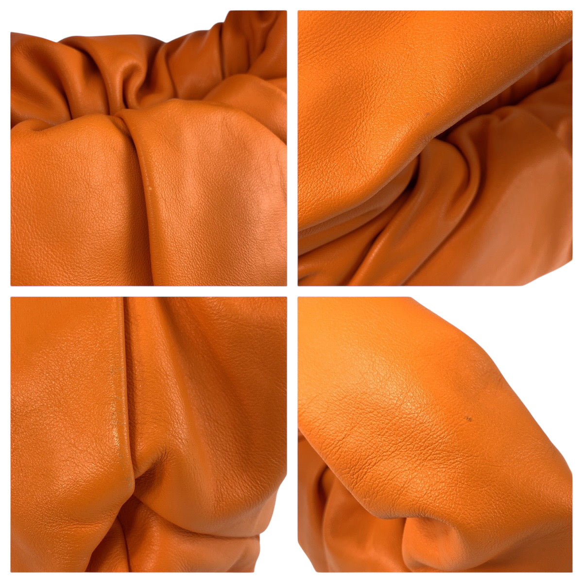 22488
BOTTEGAVENETA The Shoulder Pouch Orange Leather BO8576669L Hobo Shoulder Bag Handbag Ladies A125