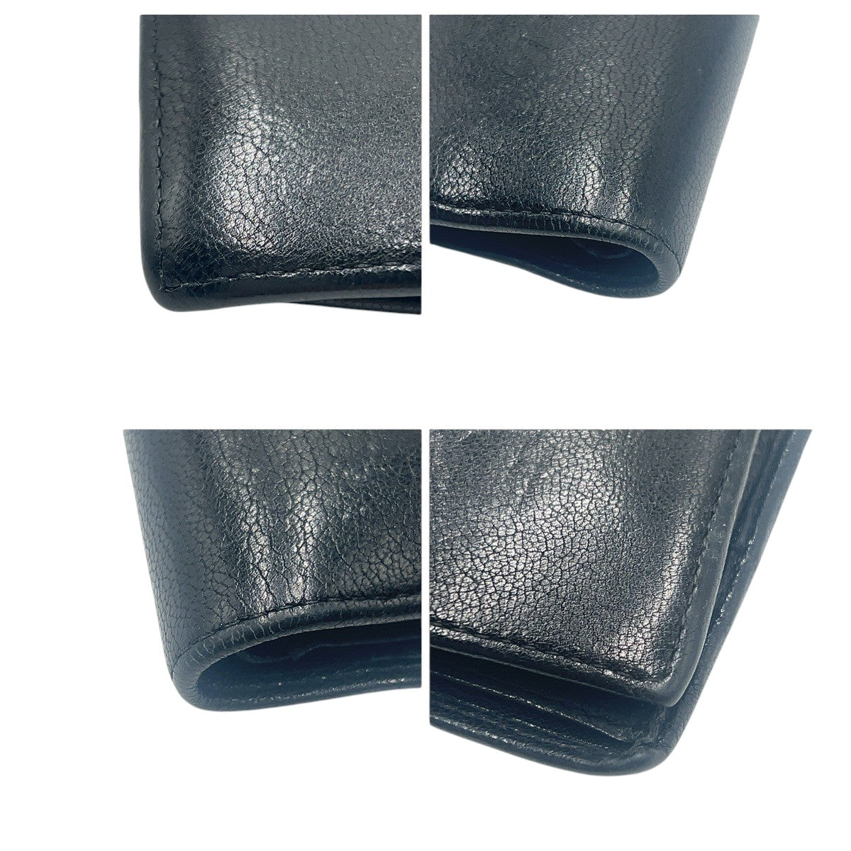 22497
DIESEL ディーゼル ブラック 黒 レザー 二つ折り財布 折財布 コンパクトウォレット メンズ AB1