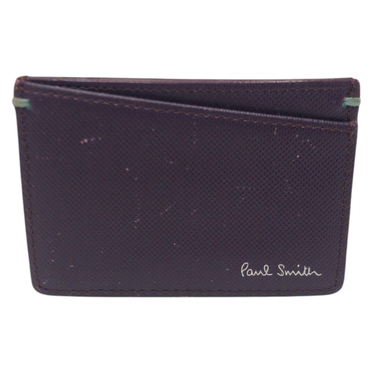 22498
Paul Smith ポール スミス コントラストカラー パープル レザー カードケース パスケース 名刺入れ メンズ AB1