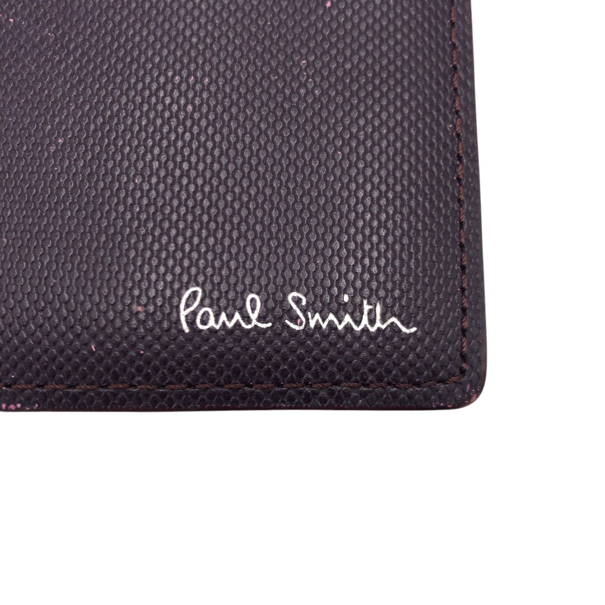 22498
Paul Smith ポール スミス コントラストカラー パープル レザー カードケース パスケース 名刺入れ メンズ AB1