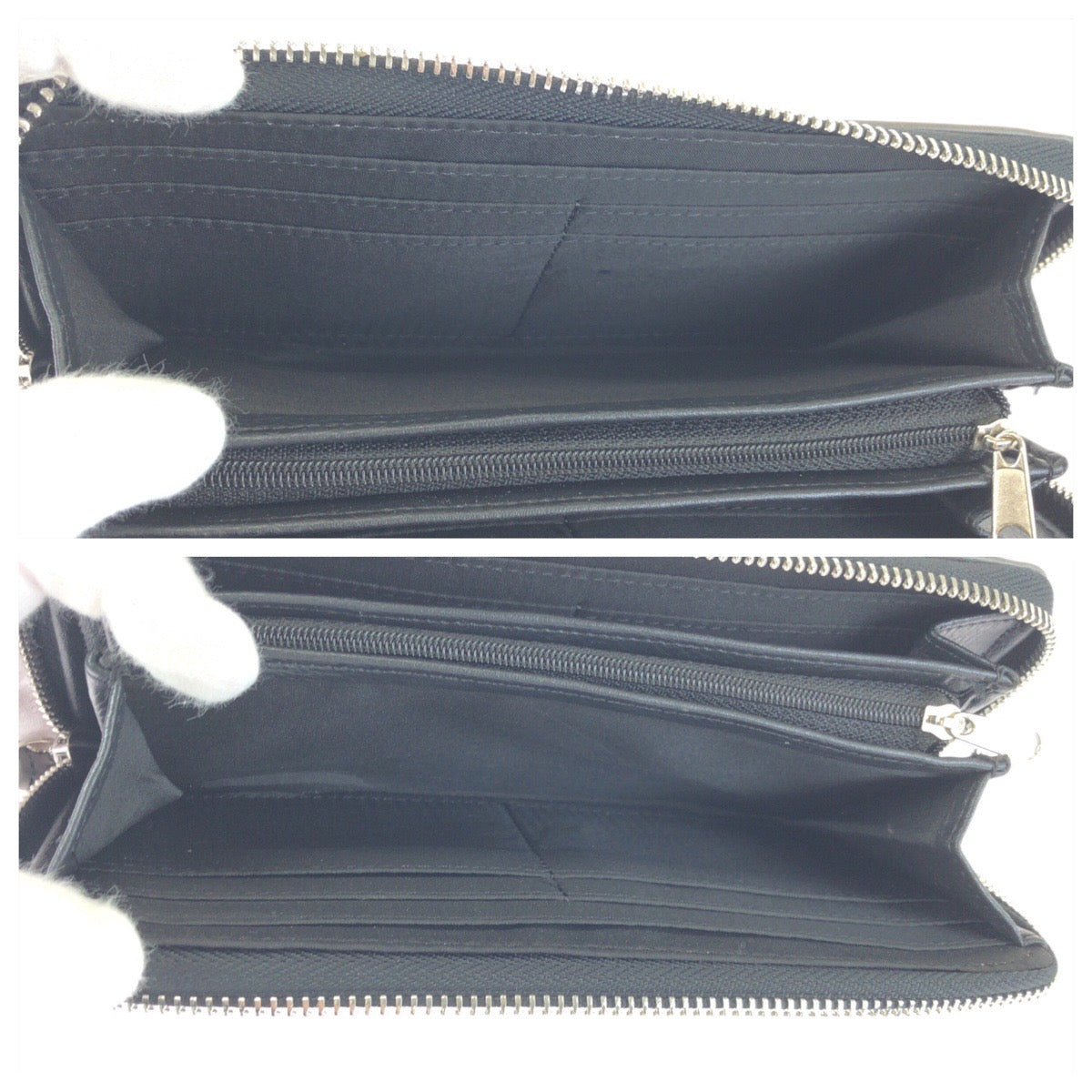 22501
Levi's リーバイス グレー シルバー金具 PVC 長財布 ロングウォレット メンズ A1