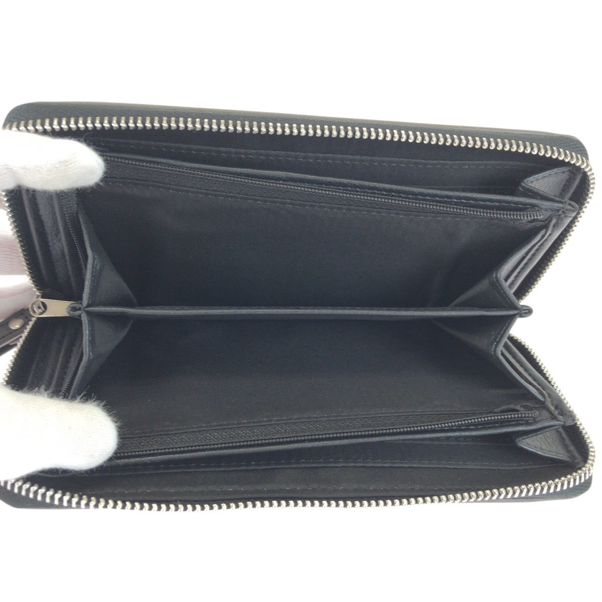 22501
Levi's リーバイス グレー シルバー金具 PVC 長財布 ロングウォレット メンズ A1