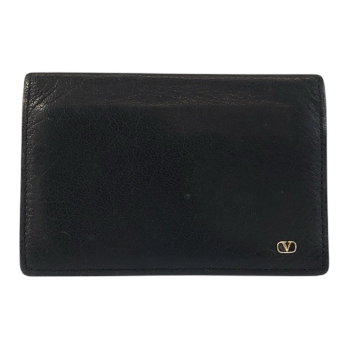 22502
Valentino Garavani ヴァレンティノ ガラヴァーニ ブラック 黒 ゴールド金具 レザー 名刺入れ カードケース メンズ AB1