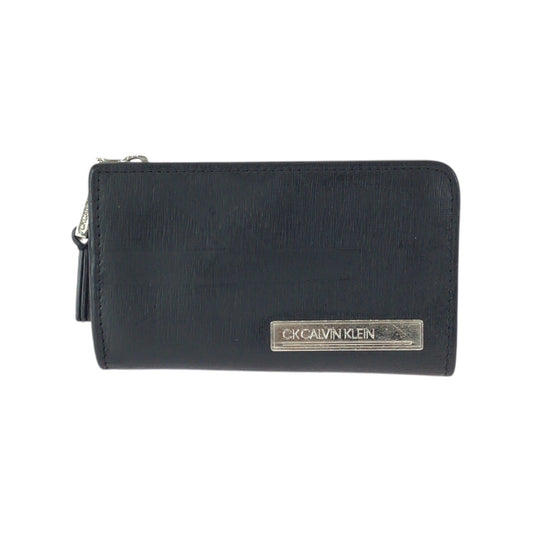 22509
Calvin Klein カルバンクライン CK 4連 ブラック 黒 シルバー金具 レザー キーケース メンズ AB1