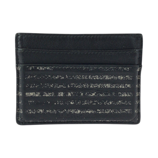 22511
DIOR HOMME ディオール オム ブラック 黒 ホワイト レザー 10 B0 0176 カードケース パスケース メンズ AB3