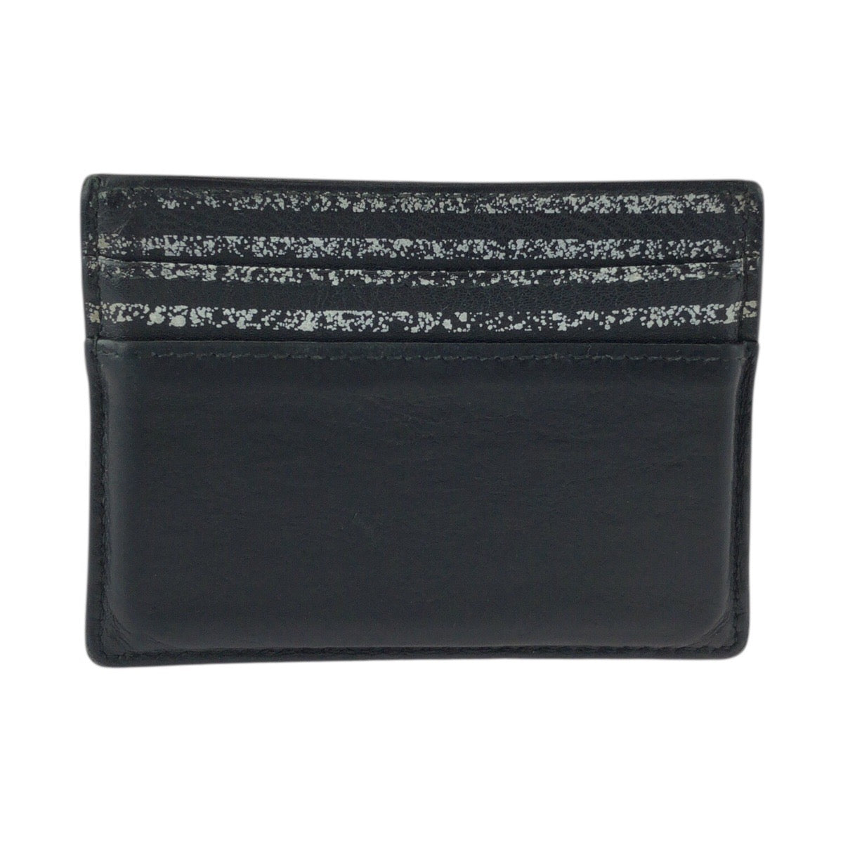 22511
DIOR HOMME ディオール オム ブラック 黒 ホワイト レザー 10 B0 0176 カードケース パスケース メンズ AB3