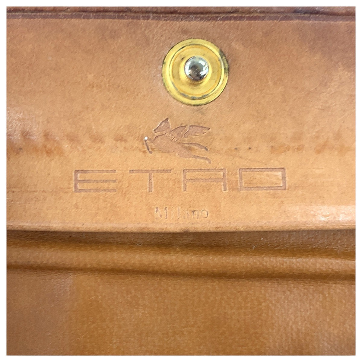 22512
ETRO エトロ ペイズリー ブラウン 茶色 PVC カードケース 名刺入れ 男女兼用 レディース AB1