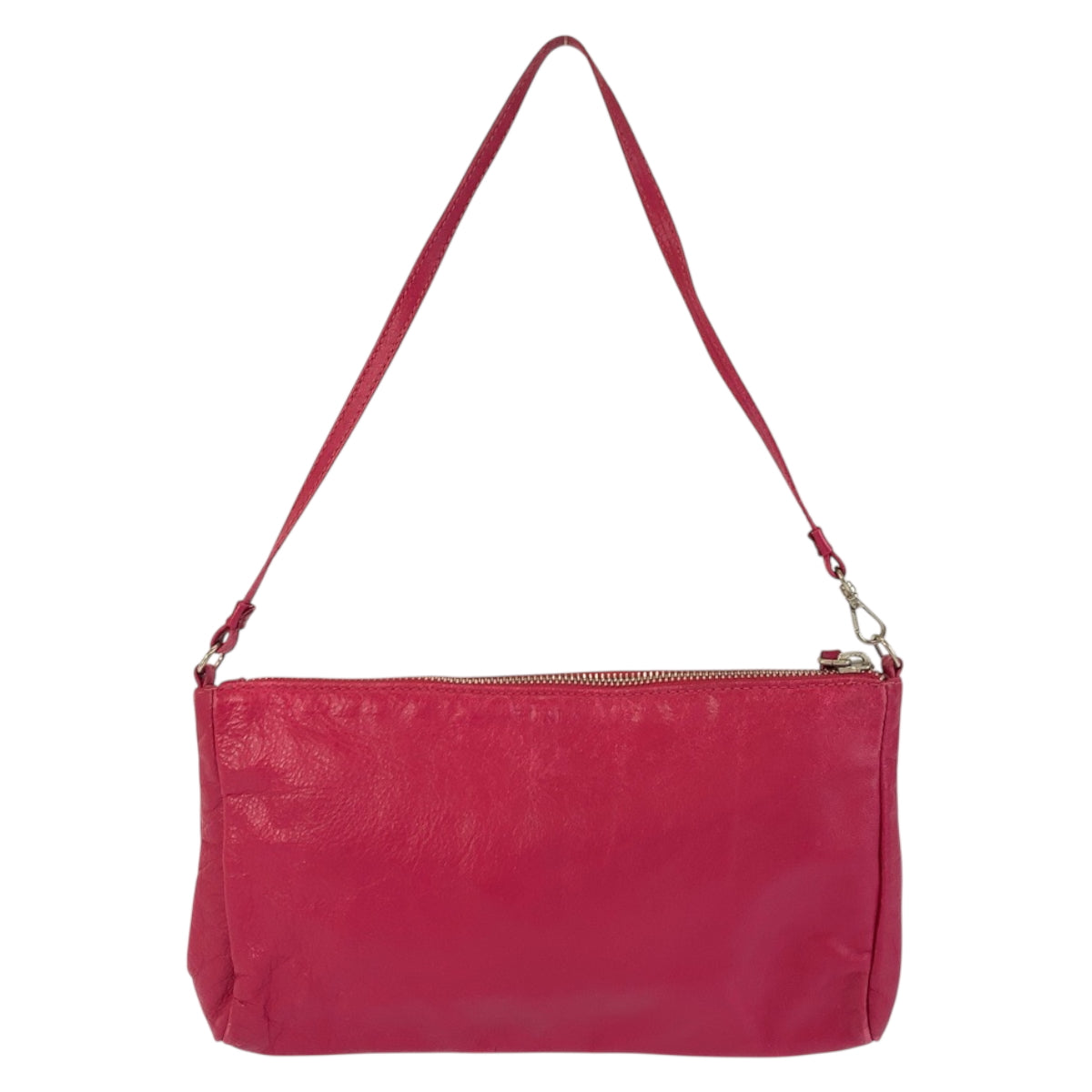 22514
Furla フルラ フラワーモチーフ ピンク シルバー金具 レザー ショルダーバッグ アクセサリーポーチ レディース AB2