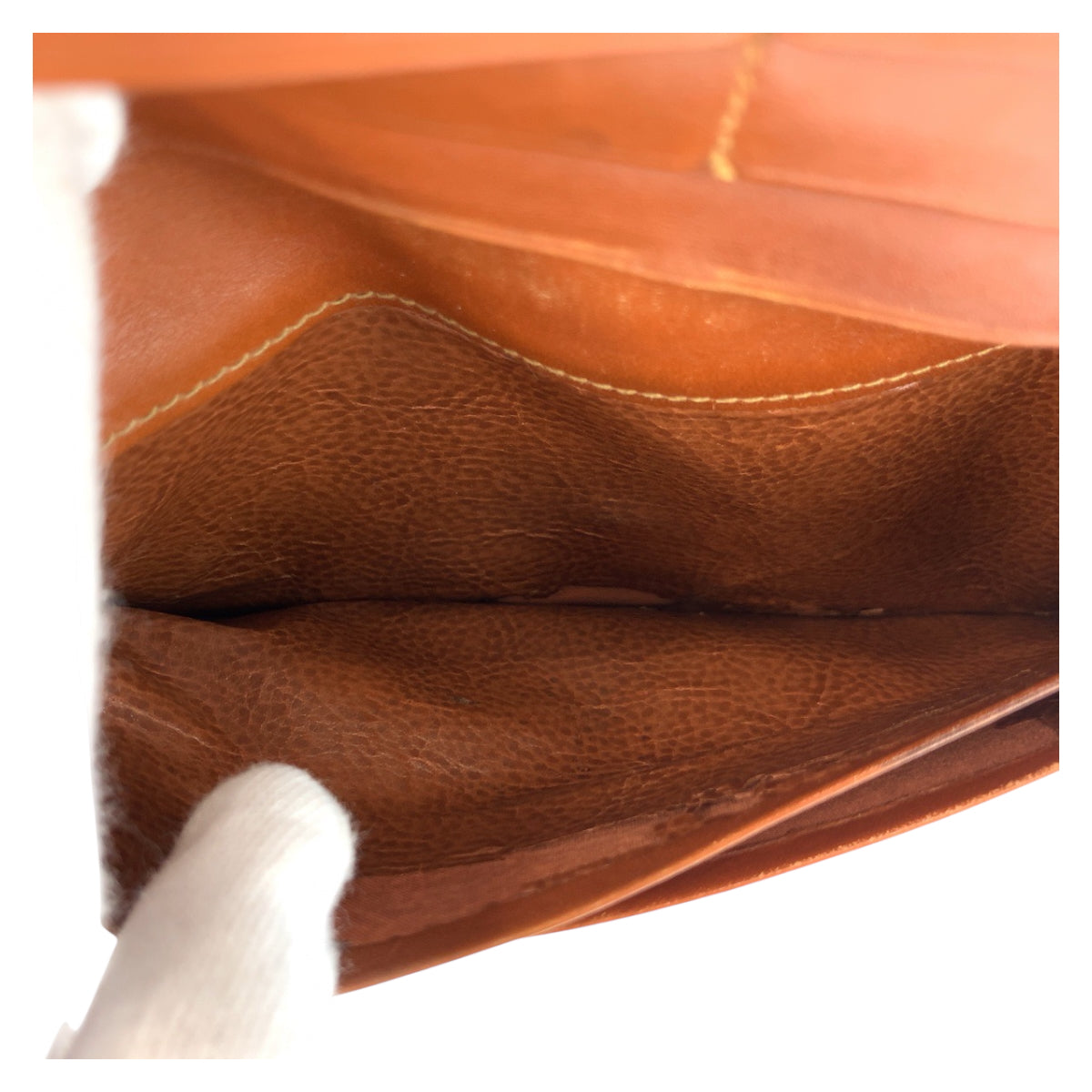 22521
FENDI Pecan Brown Canvas / Leather 2804-01339 049 Long Wallet for Women B1