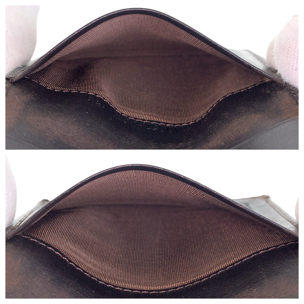 22523
FENDI Zucca pattern Brown Beige Canvas / Leather 8M0057 Card Case Pass Case Unisex Women's B1